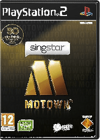 SingStar Motown PAL Playstation 2  box art